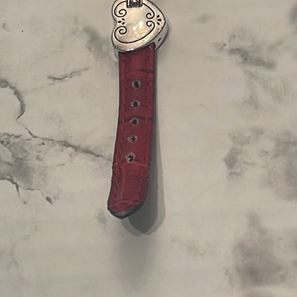 Brighton Tyler watch Reversible leather band with silver tone hearts - Picture 7 of 12